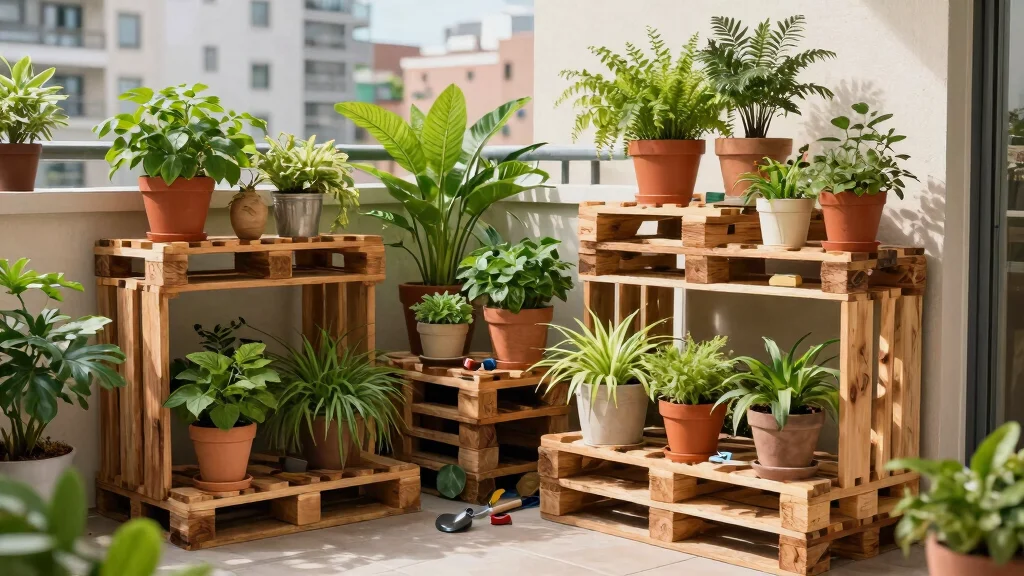 10 Pallet Plant Stands You Won't Believe Were Made from Scrap Wood