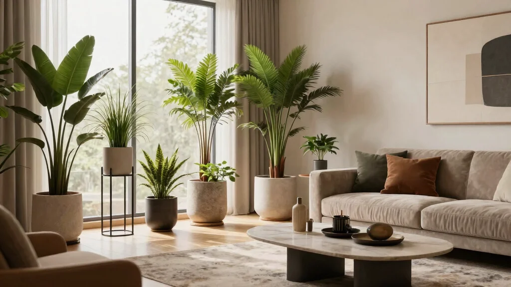 8 Living Room Plant Stands That Make Your Space Feel Like a Luxury Hotel