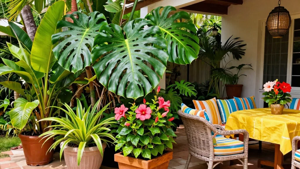 8 Tropical Planter Ideas That Bring Vacation Vibes Straight to Your Backyard