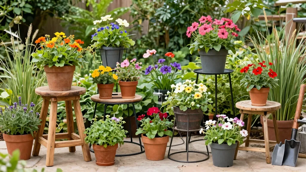 9 DIY Outdoor Plant Stands That Transform Your Yard Overnight